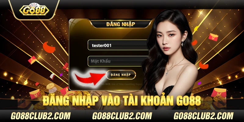 Đăng nhập vào tài khoản Go88